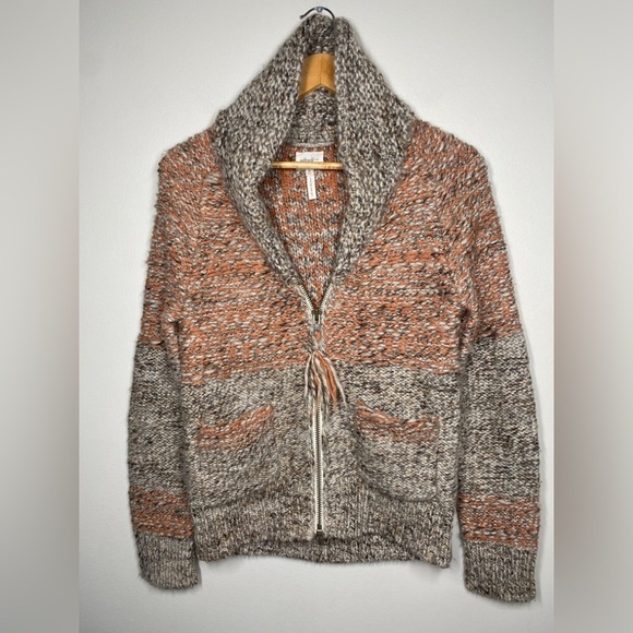 Wilfred Free Arable Alpaca/Wool Blend Zip Up Cardigan - Picture 2 of 7